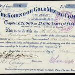 Kohinoor Gold Mining Company NL-1