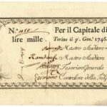 Biglietti di Credito verso le Regie Finanze – Lire 1.000-1