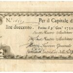 Biglietti di Credito verso le Regie Finanze – Lire 200-2