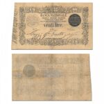 Banca Nazionale negli Stati Sardi – Lire 20-6