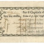 Biglietti di Credito verso le Regie Finanze – Lire 3.000-1