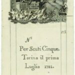 Biglietti di Credito verso le Regie Finanze emissione per la Sardegna – Scuti 5-1