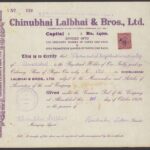 Chinubhai Lalbhai & Bros., Limited-1