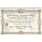 Elettrica Tramviaria Litoranea Viareggio Versilia prov. di Massa Soc.-4