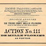 Italo-Hollandaise des Placers Auriferes – Vallee Orba-1