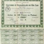 Cultures et bananeraies du kin-san soc. Anon. De-1