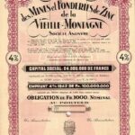 Mines et Fonderies de Zinc de la Vieil le-Montagne Société des-1