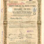 Deb. Pubbl. del Regno d’Italia – Obbligazioni 3 per cento per la Ferrovia Vittorio Emanuele-1
