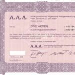 A.A.A. Allgemeine Anlageverwaltung vorm. Seilwolff AG von 1890-1