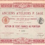 Anciens Ateliers P. Sage S.A. des-1