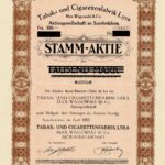 Tabak-und Cigarettenfabrik Lyra Max Wagowski & Co.-1