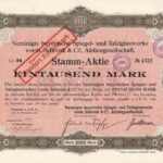 Vereinigte bayerische Spiegel-und Tafelglaswerke vorm. Schrenk & Co. AG-1