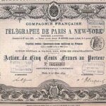 Télégraphe de Paris à New-York Comp. Francaise de-1