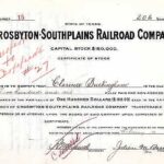 Crosbyton-Southplains Railroad Company-1