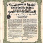 Gouvernement Fédéral des États-Unis du Brésil Emprunt 4 % Or 1911-1