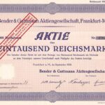 Bender & Gattmann AG, Frankfurt-M.-1