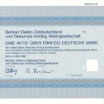 Berliner Elektro Ostdeutschland und Osteuropa Holding AG-1
