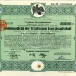 GERMAN BOND GOLDPFANDBRIEF DER PREUBISCHEN ZENTRALSTADISCHAFT 7%-2