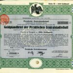 GERMAN BOND GOLDPFANDBRIEF DER PREUBISCHEN ZENTRALSTADISCHAFT 7%-3