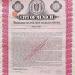 1928 – CITY OF MUNICH 6% STERLING-1