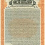 1927 – City of Budapest – external sinking fund 6% gold loan-1